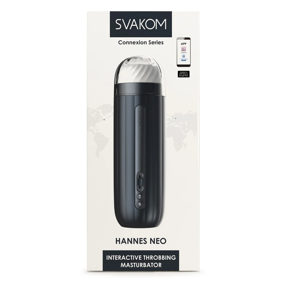 Svakom Hannes Neo Interactive Warming Throbbing Masturbator - Image 9