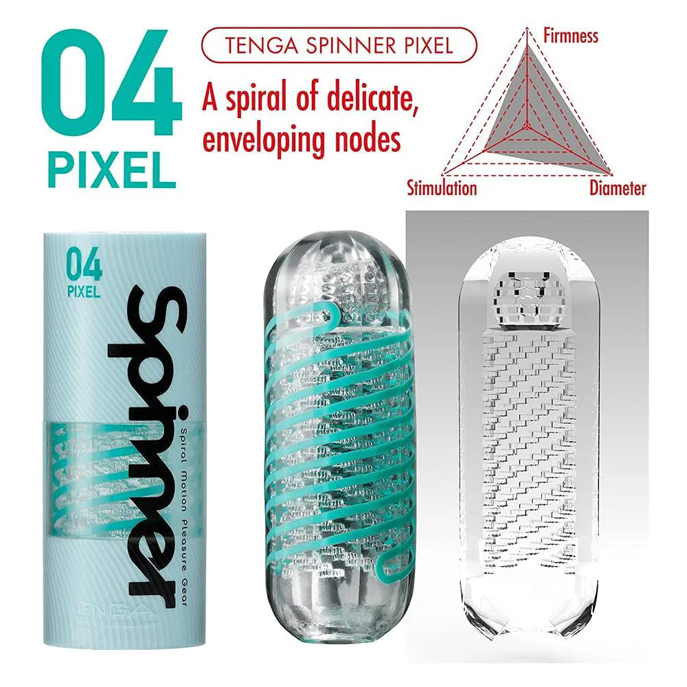 Tenga Spinner Twisting Masturbator - Pixel Texture - Image 6