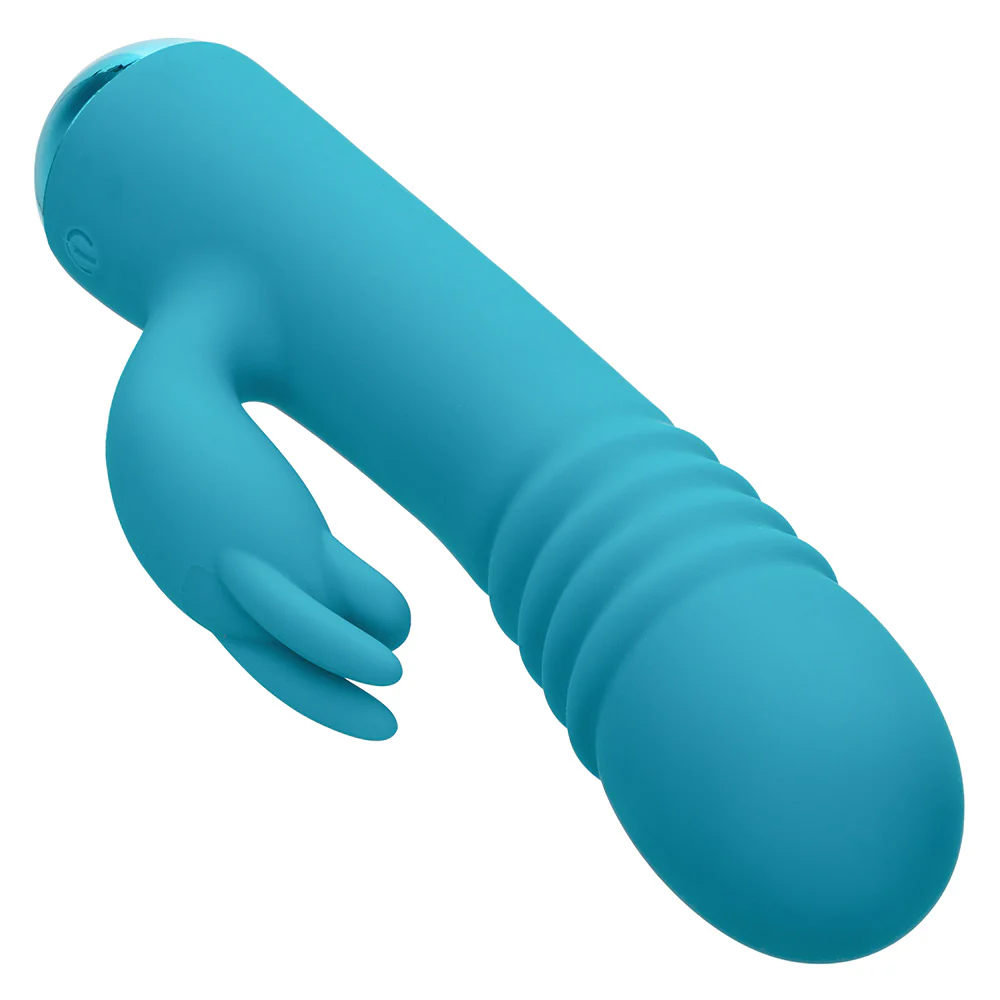 Thicc Chubby Thrusting Tickler Liquid Silicone Rabbit Vibrator - Image 4