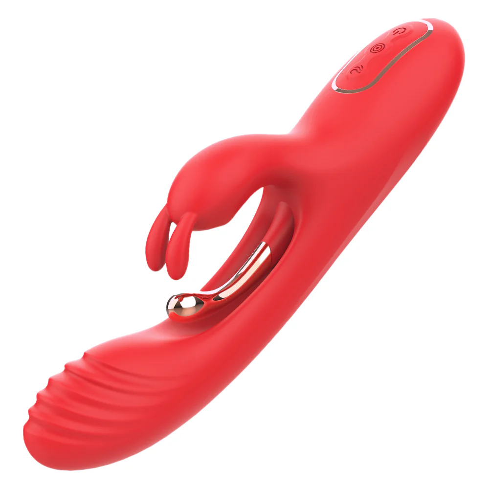 Vamp The Lola Gyrating & Vibrating Rabbit Ears Dildo - Image 2