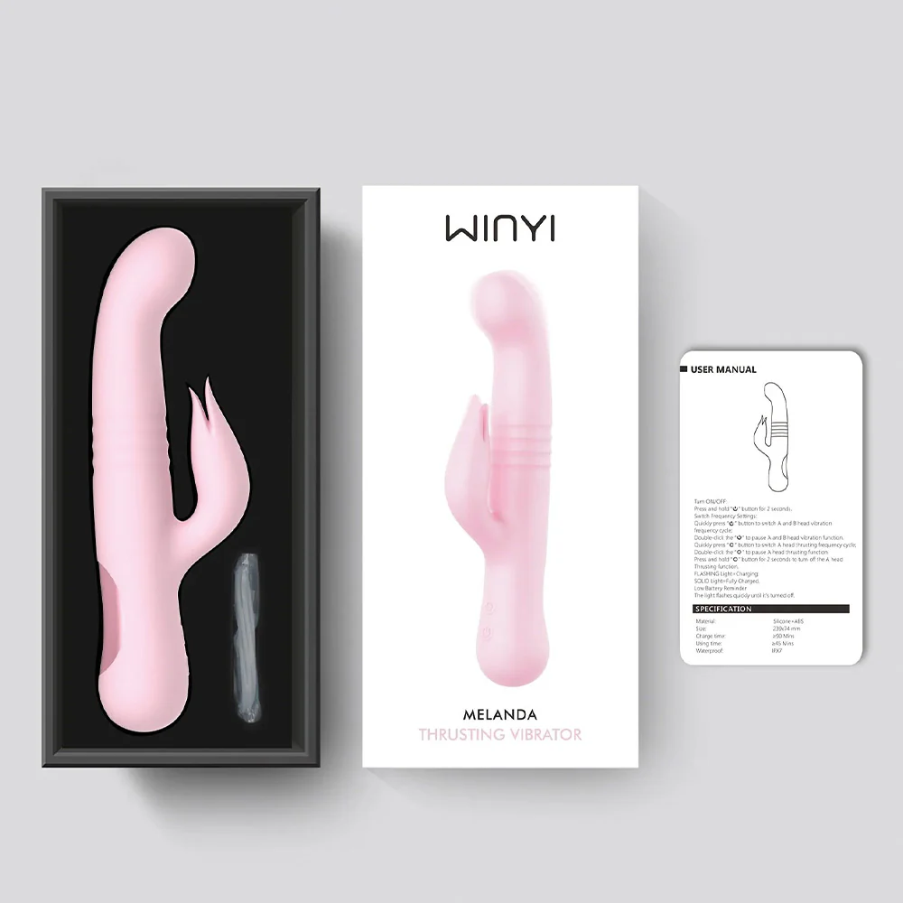 Winyi Melanda Thrusting G-Spot Rabbit Vibrator - Image 6