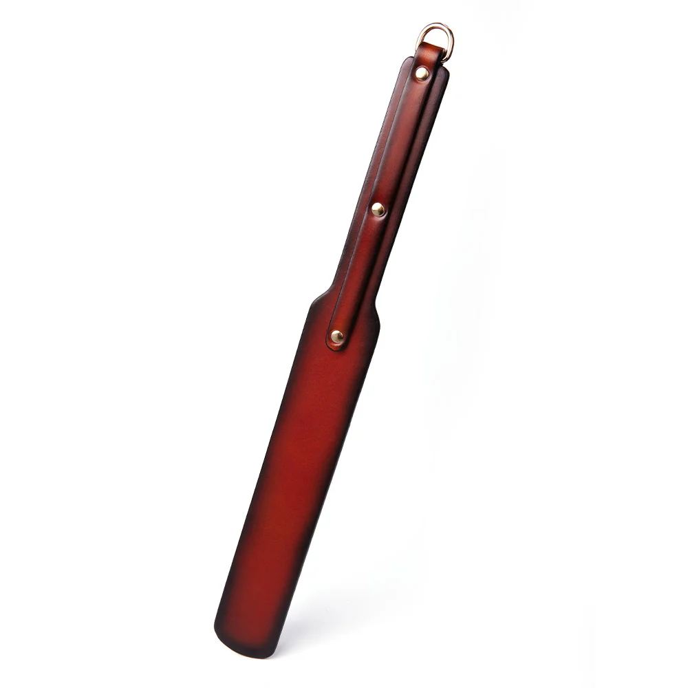ZYL Long Studded Genuine Leather Spanking Paddle