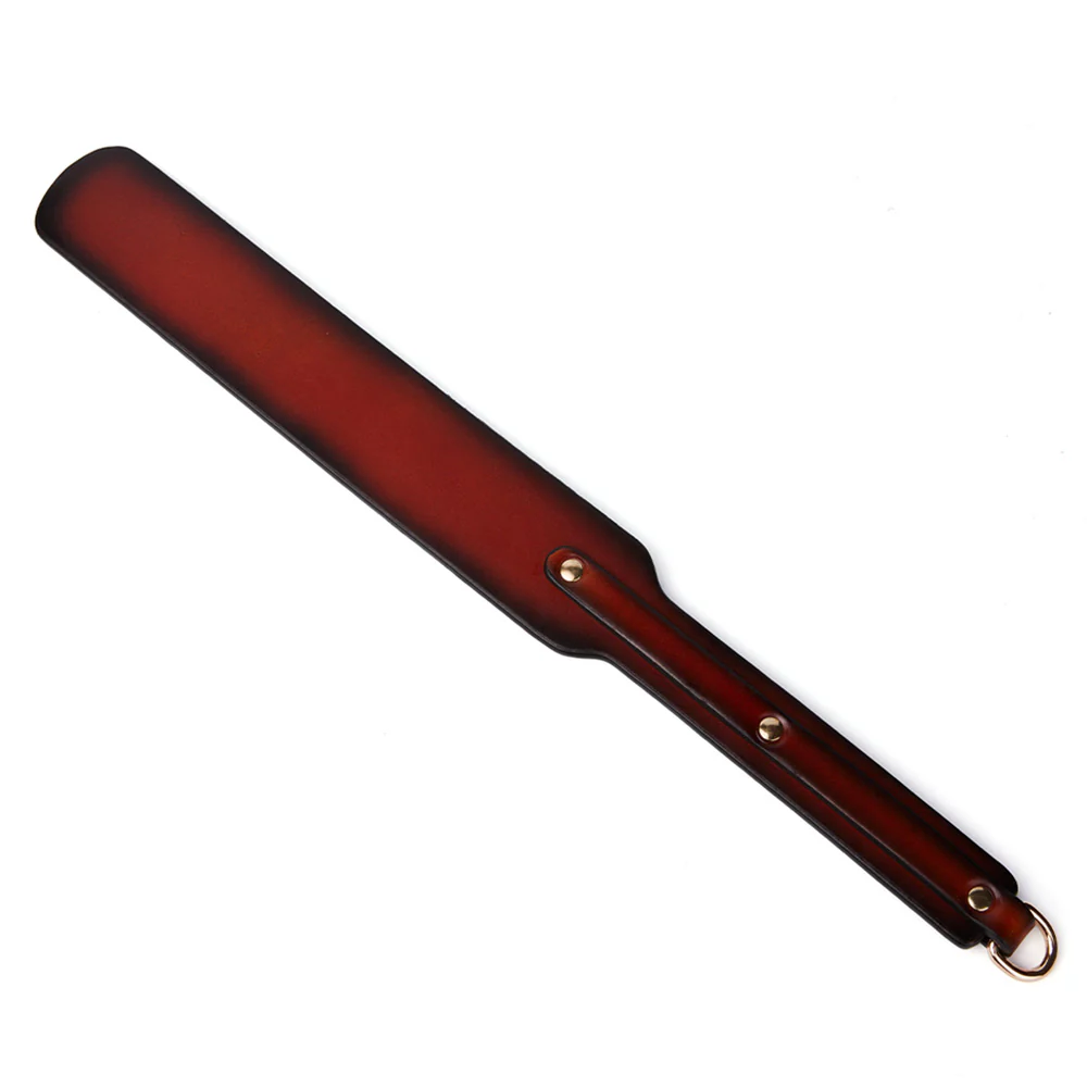 ZYL Long Studded Genuine Leather Spanking Paddle - Image 2