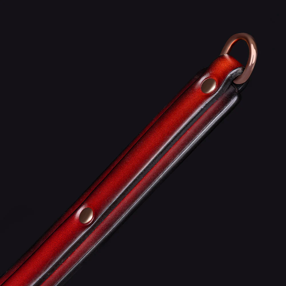 ZYL Long Studded Genuine Leather Spanking Paddle - Image 3